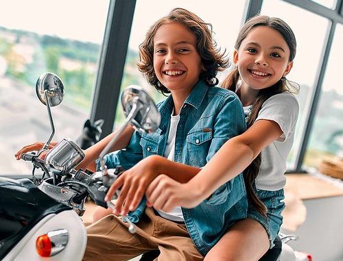 Mamá, quiero una moto